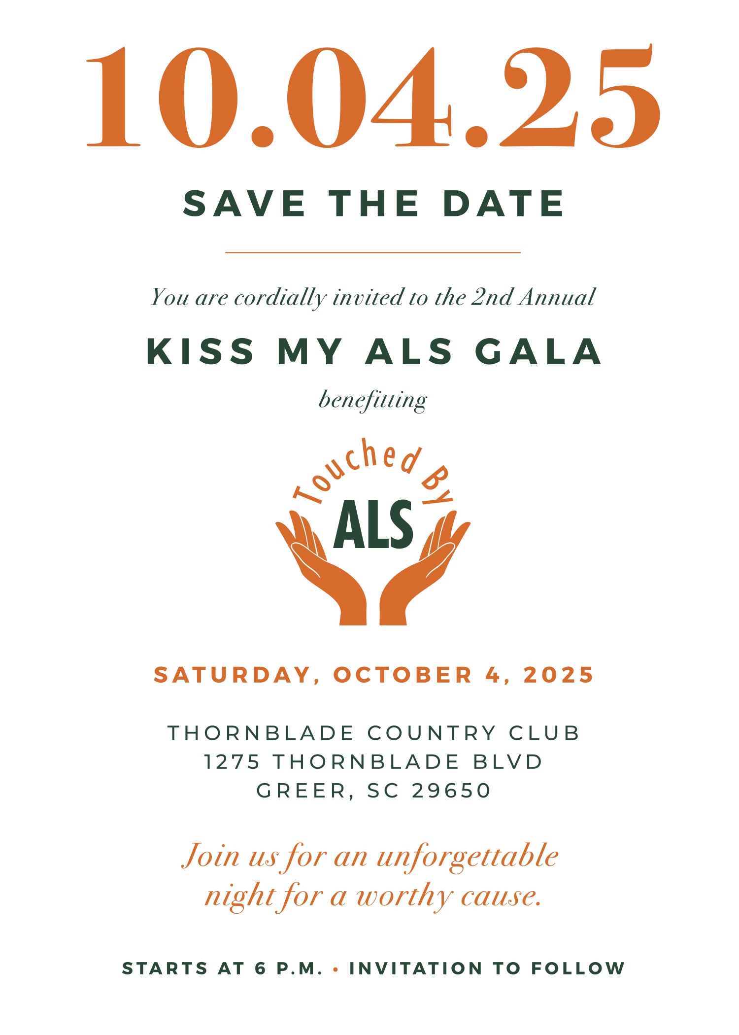 2nd annual touched by als gala save the date final